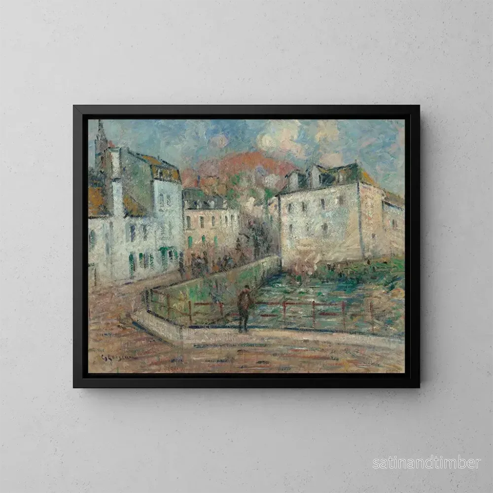 Reproduktion av målningen Vue de Pont-Aven - Gustave Loiseau