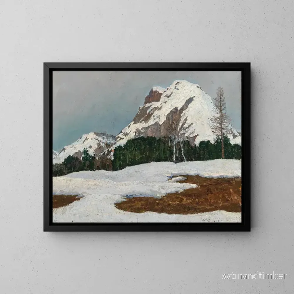 Reproduktion av målningen Fonte des neiges dans les montagnes – Felix Bürgers Reproduktion av målningen Fonte des neiges dans les montagnes – Felix Bürgers