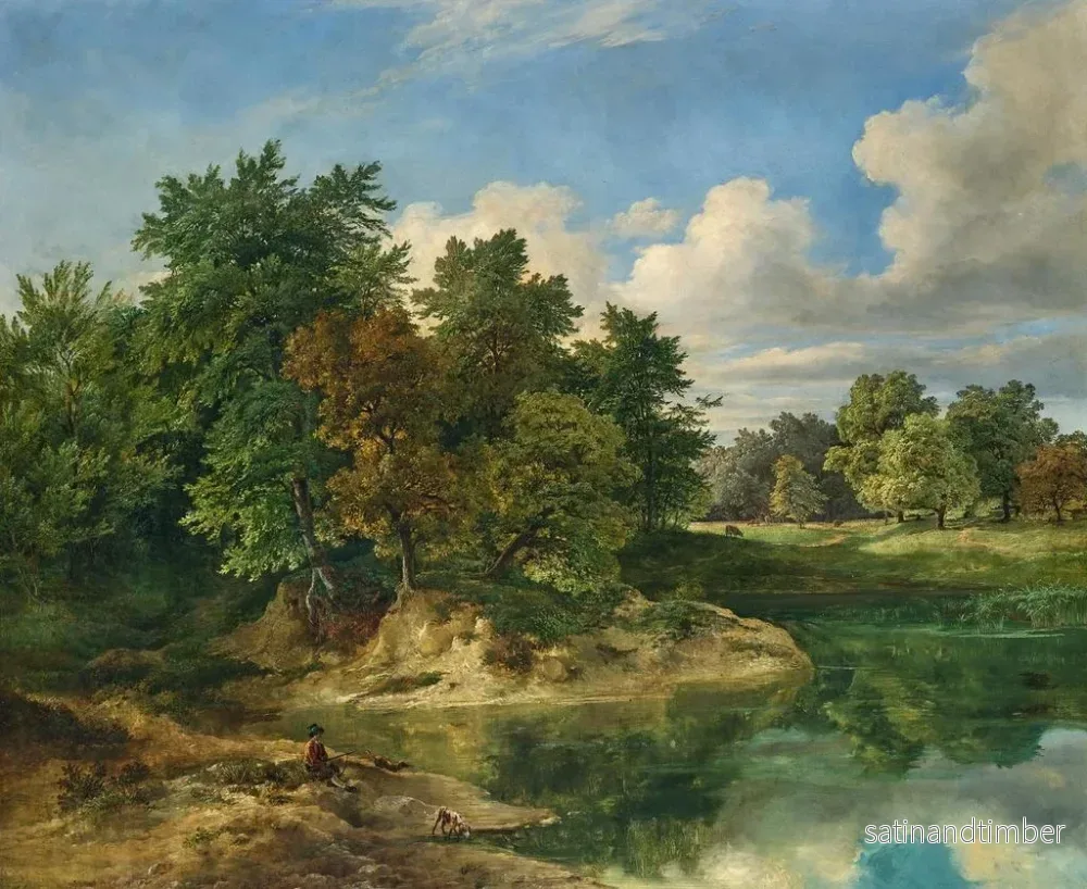 Reproduktion av målningen En jägare i vila - Ludwig Fischer - Bild 2