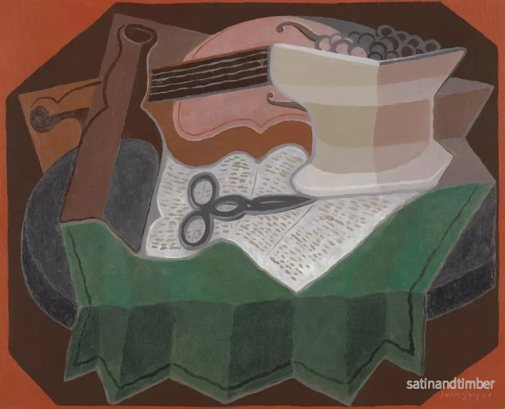 Reproduktion av målningen Les Ciseaux - Juan Gris - Bild 2