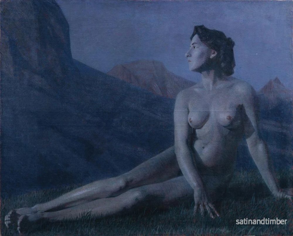 Reproduktion av målningen Natt av måne - Ernst Stöhr - Bild 2