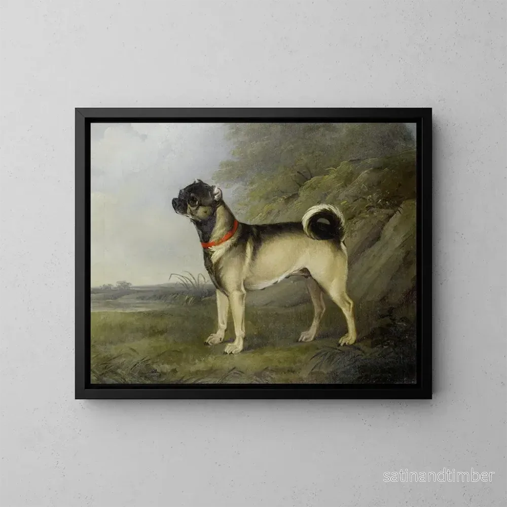 Reproduktion av målningen En favoritkarlinhund – Henry Bernard Chalon Reproduktion av målningen En favoritkarlinhund – Henry Bernard Chalon