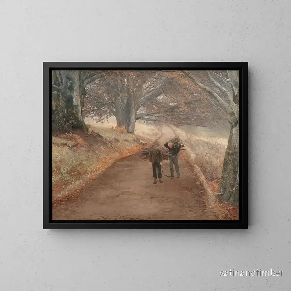 Reproduktion av målningen Sentier nära Herlufsholm, Zealand – Laurits Andersen Ring Reproduktion av målningen Sentier nära Herlufsholm, Zealand – Laurits Andersen Ring