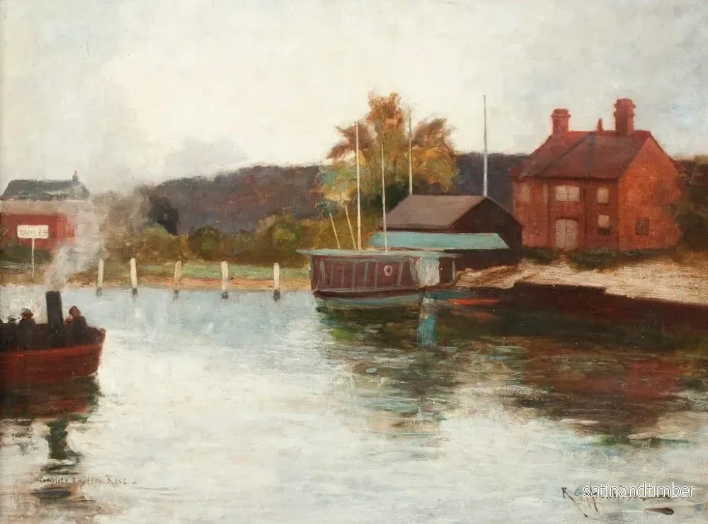 Reproduktion av målningen Les pêcheurs complets - Robert Gemmell Hutchison - Bild 2