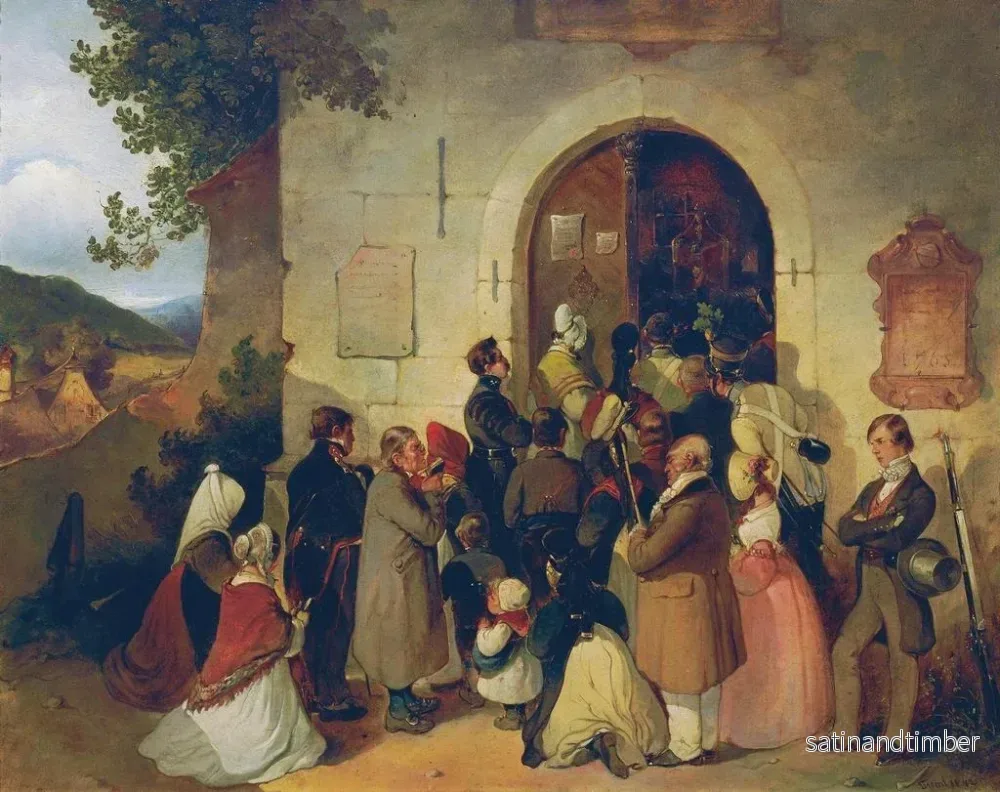 Reproduktion av målningen Pèlerin - Friedrich Johann Treml - Bild 2