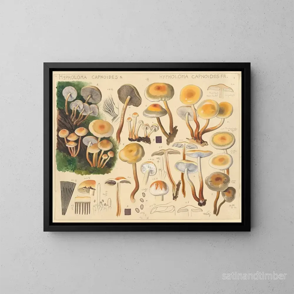 Reproduktion av målningen Hypholoma capnoides - Hans Baldung