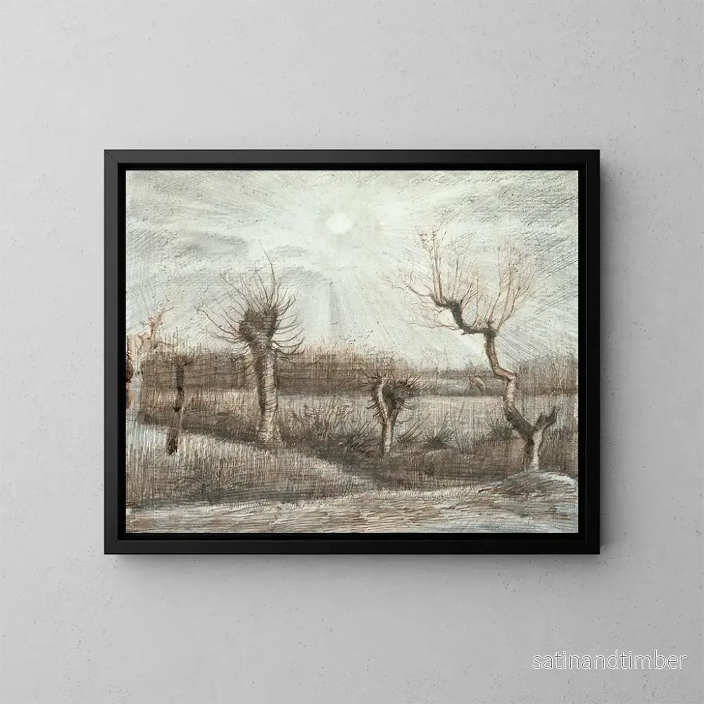 Reproduktion av målningen Têtards pollards - Vincent van Gogh