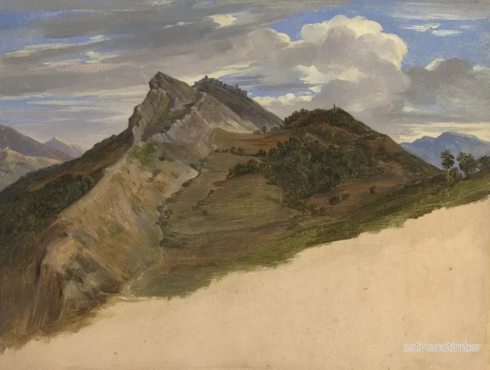 Reproduktion av målningen Civitella vy från norr - Johann Joachim Faber - Bild 2