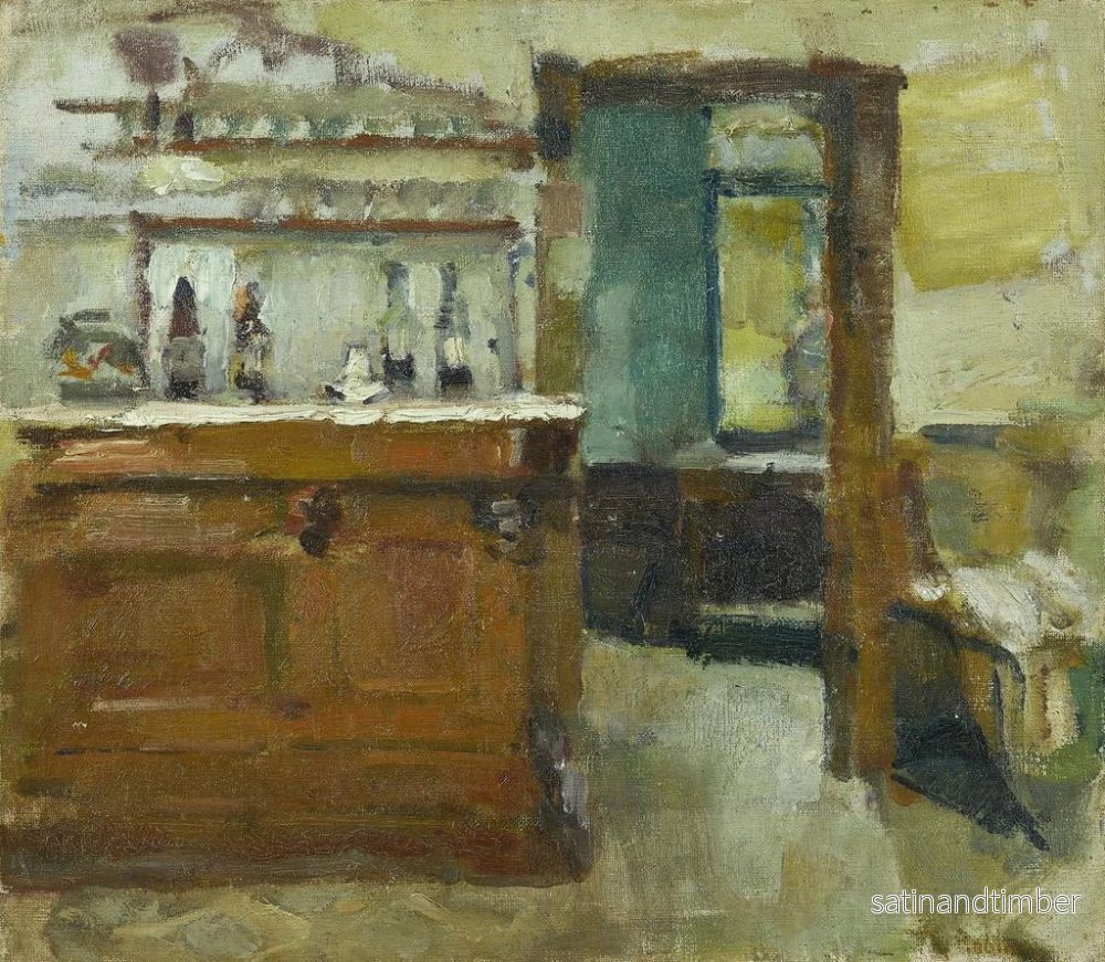 Reproduktion av målningen Le bar de l'Hôtel Baudy, Giverny - Theodore Robinson - Bild 2