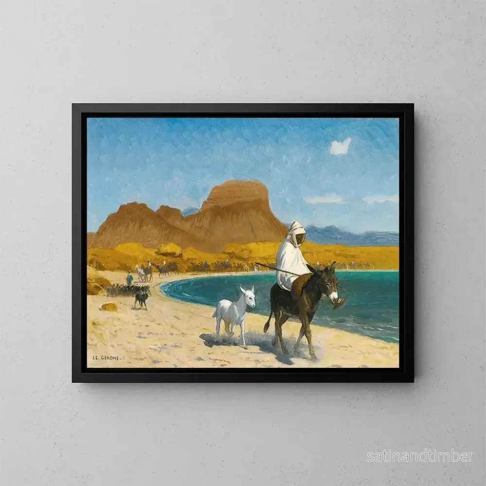 Reproduktion av målningen Golfe d'Aqaba - Jean-Léon Gérôme