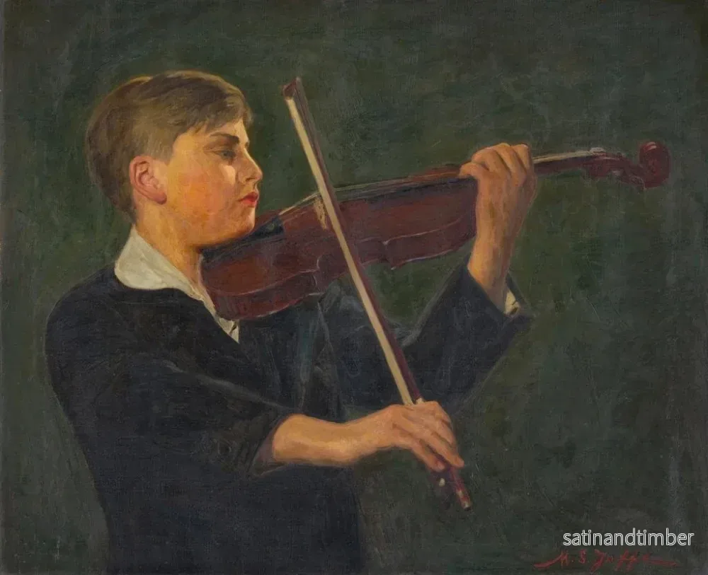 Reproduktion av målningen Yehudi Menuhin - Mark S Joffe - Bild 2