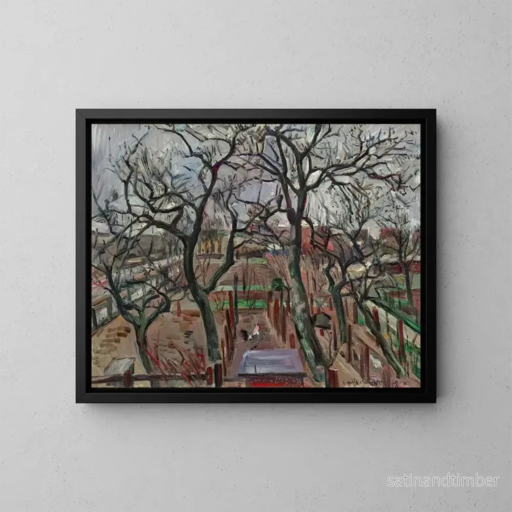 Reproduktion av målningen Verger en hiver - Lovis Corinth