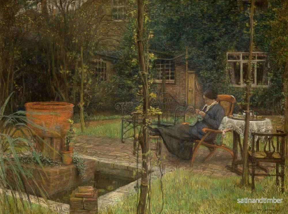 Reproduktion av målningen Trädgård i Calverley - Charles Mertens - Bild 2