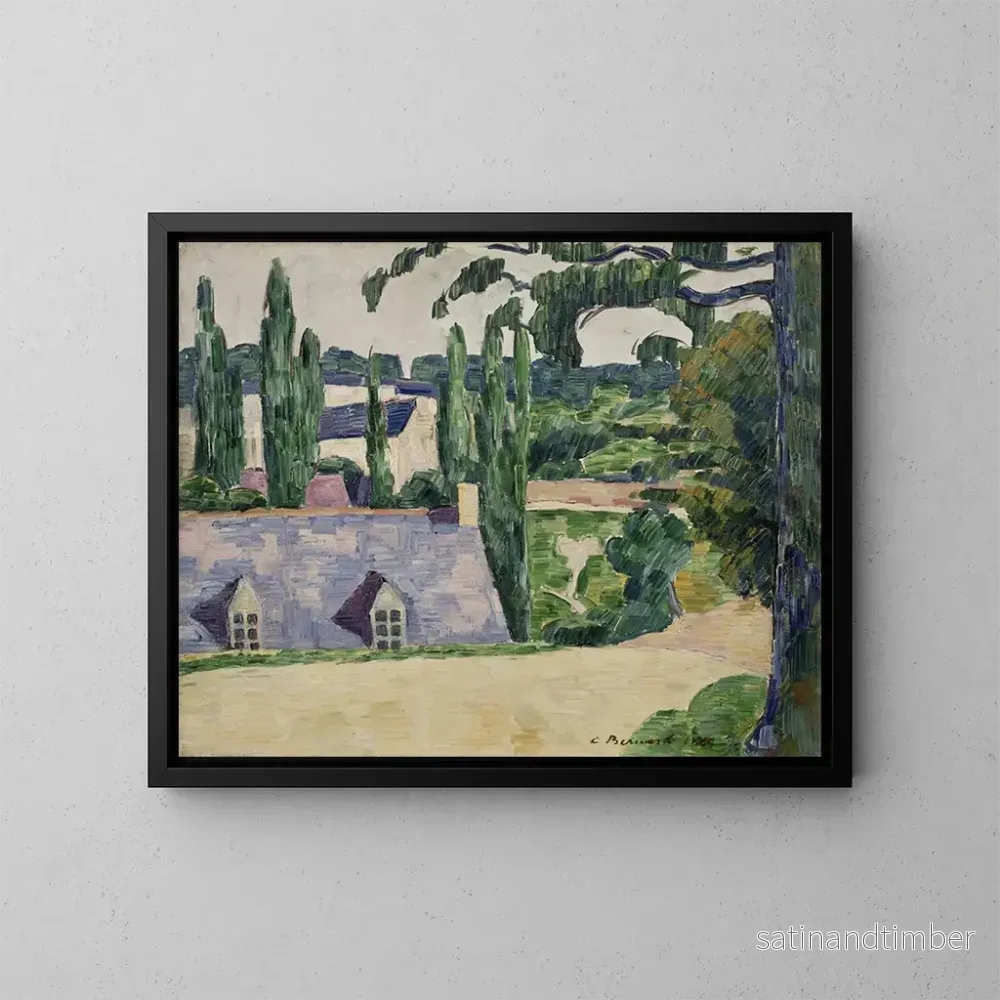 Reproduktion av målningen Landskap vid Pont-Aven - Émile Bernard