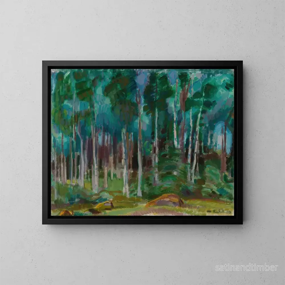 Reproduktion av målningen Bétulas à Vksy - Magnus Enckell