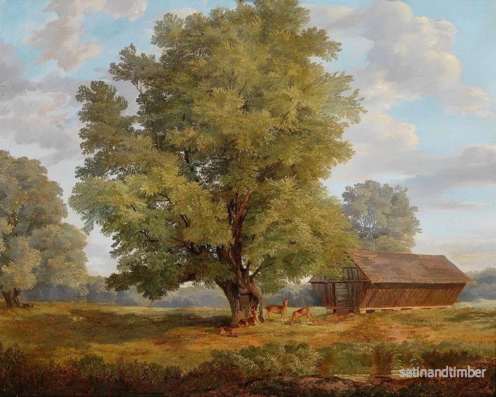 Reproduktion av målningen Hjortar i Praterparken - Rudolf Swoboda - Bild 2