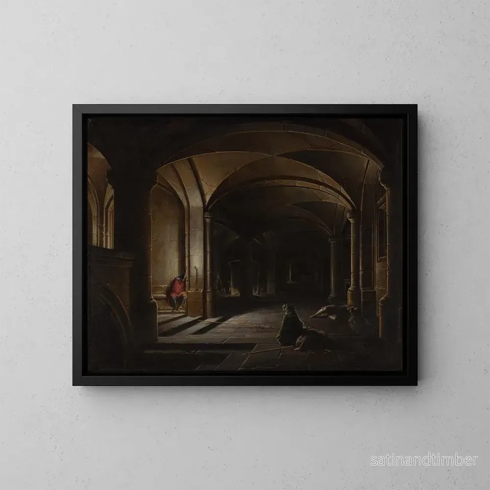 Reproduktion av målningen La Libération de saint Pierre - Hendrick van Steenwijck le Jeune