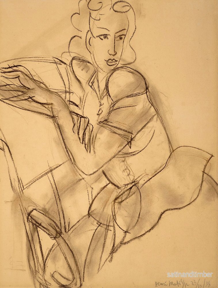Reproduction du dessin Portrait de la Princesse Galitzine – Henri Matisse Reproduction du dessin Portrait de la Princesse Galitzine – Henri Matisse