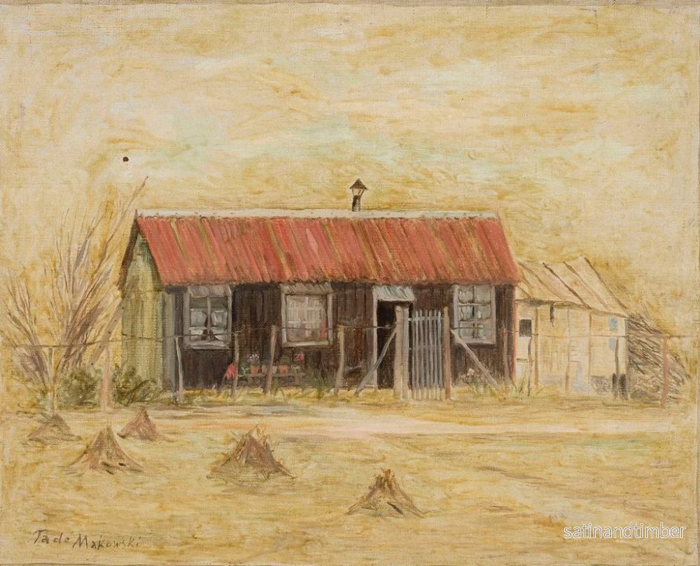 Reproduktion av målningen Maison - Tadeusz Makowski - Bild 2