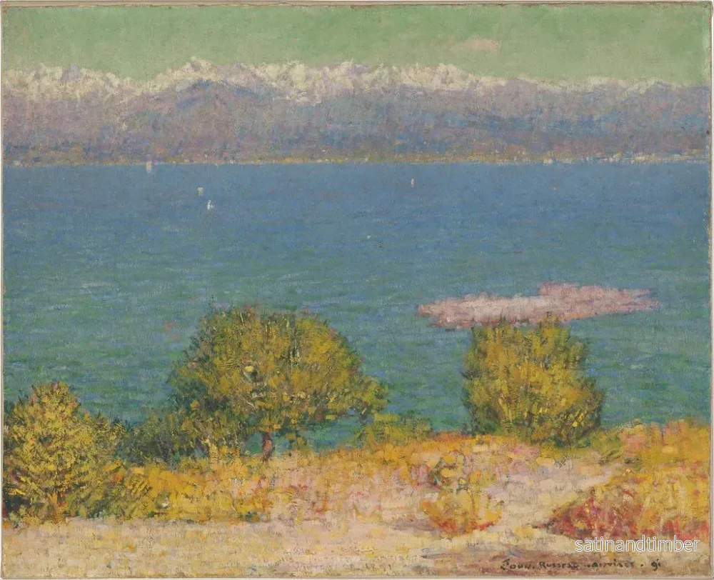 Reproduktion av målningen Landskap i Antibes - John Peter Russell - Bild 2