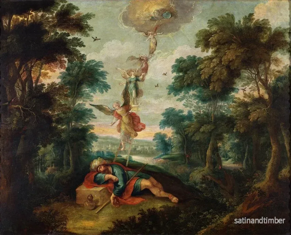 Reproduktion av målningen L'Échelle de Jacob - Frans Francken le Jeune - Bild 2