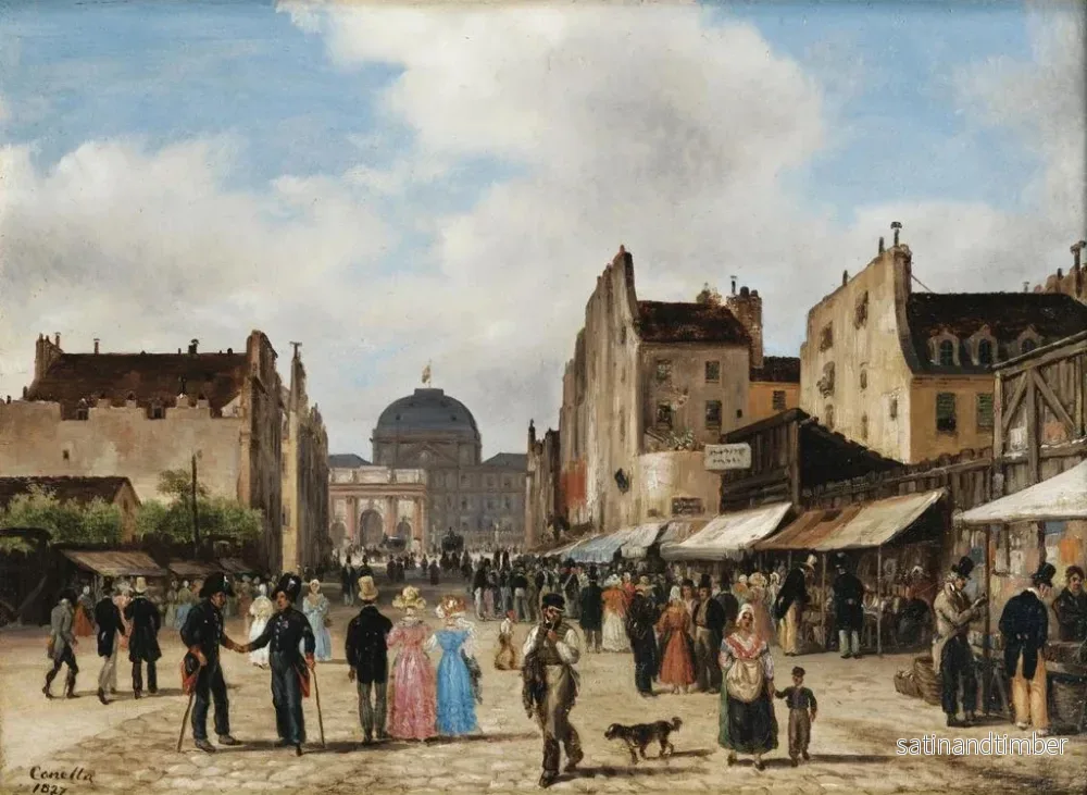Reproduktion av målningen Paris, rue Saint-Nicaise - Giuseppe Canella - Bild 2