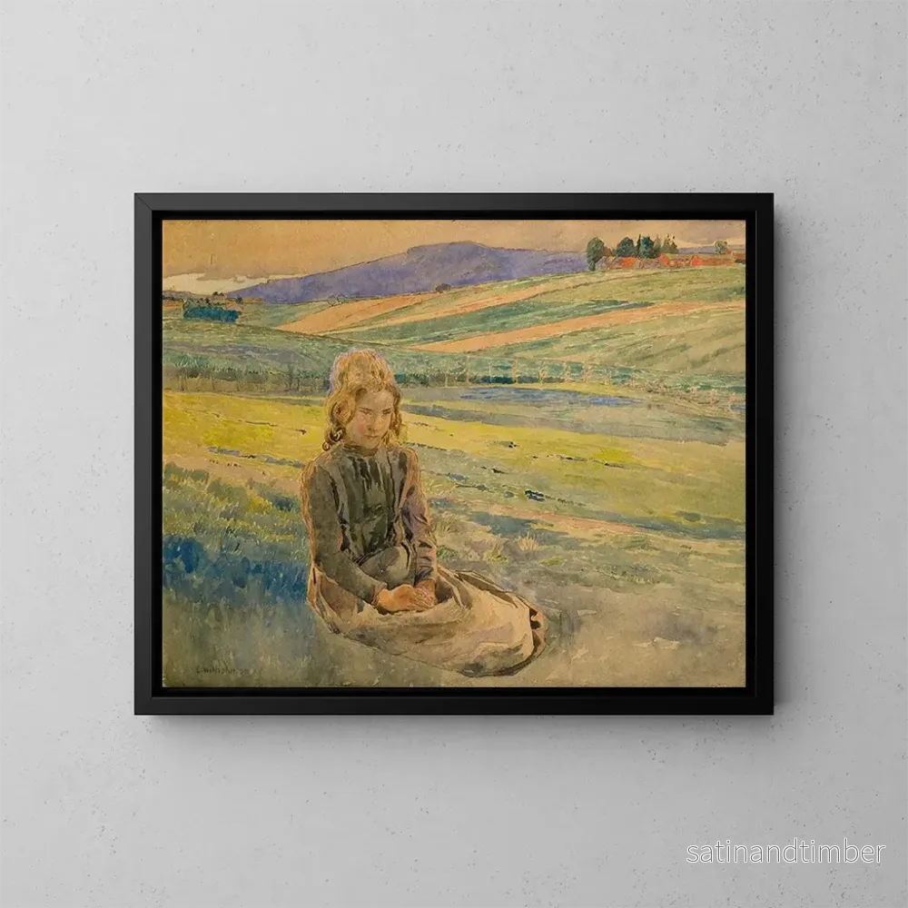 Reproduktion av målningen Sommarkväll – Carl Wilhelmson Reproduktion av målningen Sommarkväll – Carl Wilhelmson