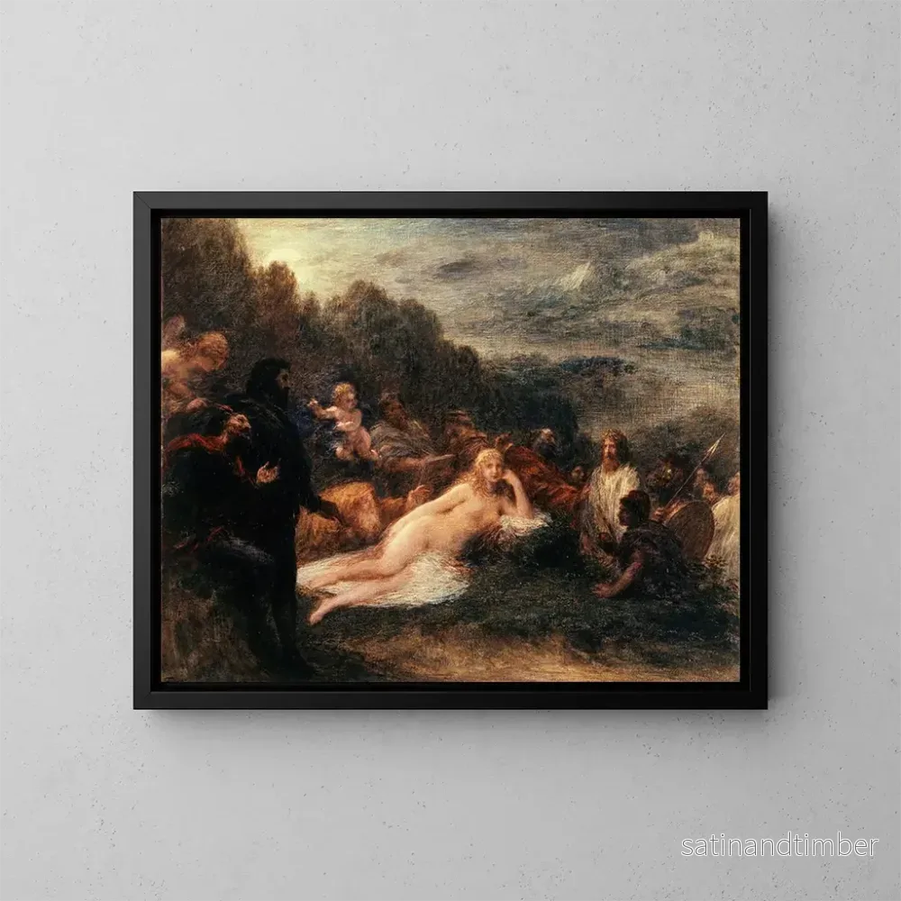 Reproduktion av målningen Hélène - Henri Fantin-Latour