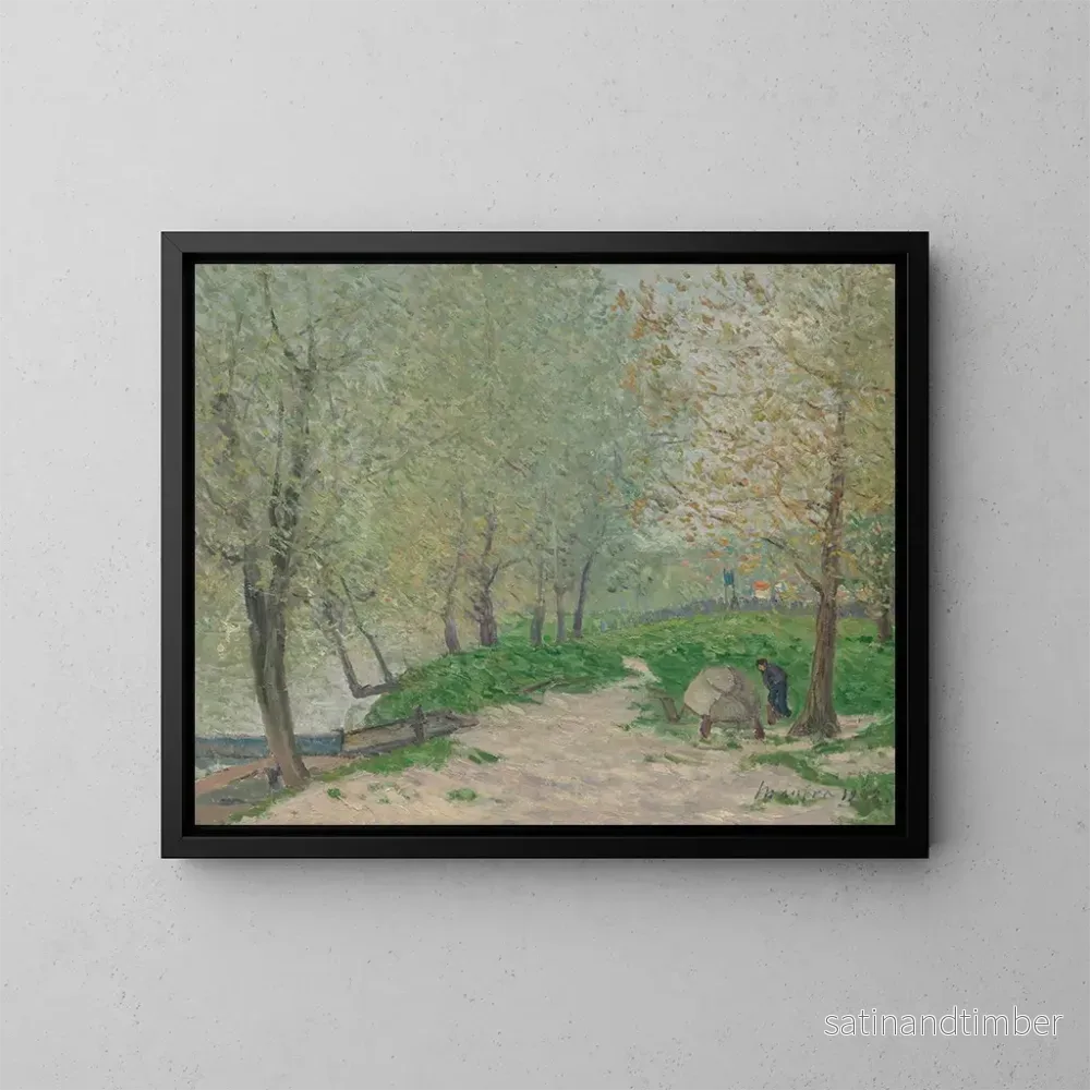 Reproduktion av målningen Vår i Champigny-sur-Marne - Maxime Maufra