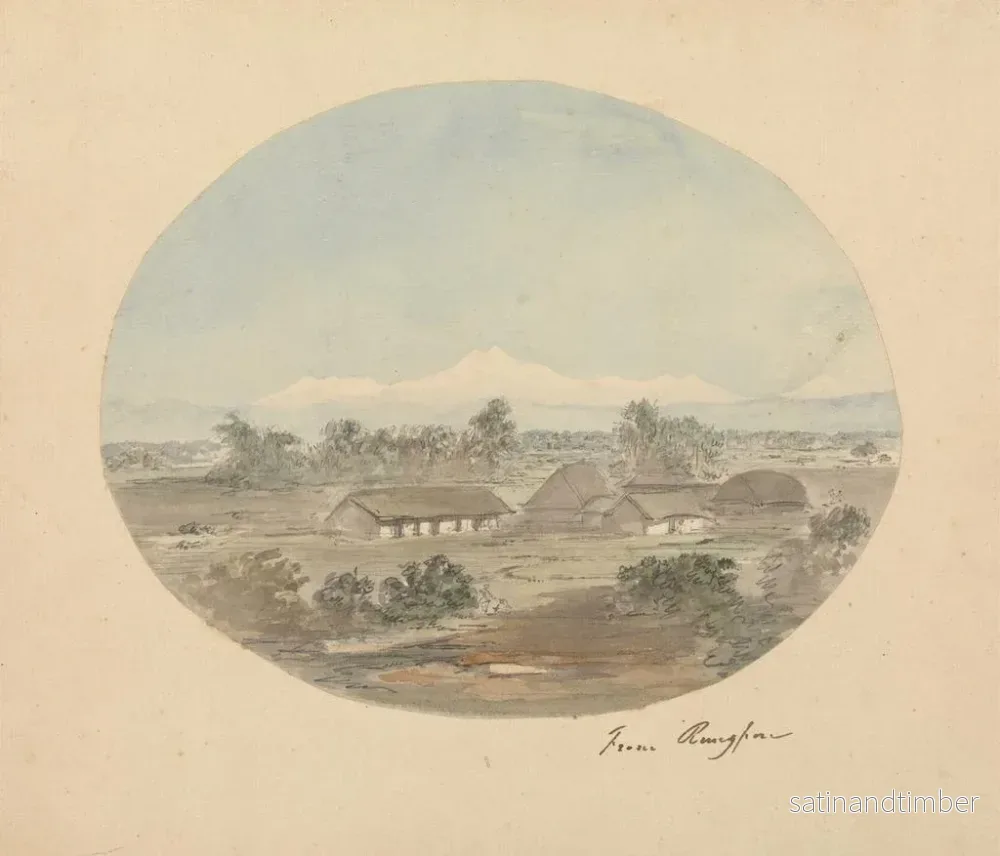 Reproduktion av målningen av Rungpore till Rangpur - Samuel Davis - Bild 2