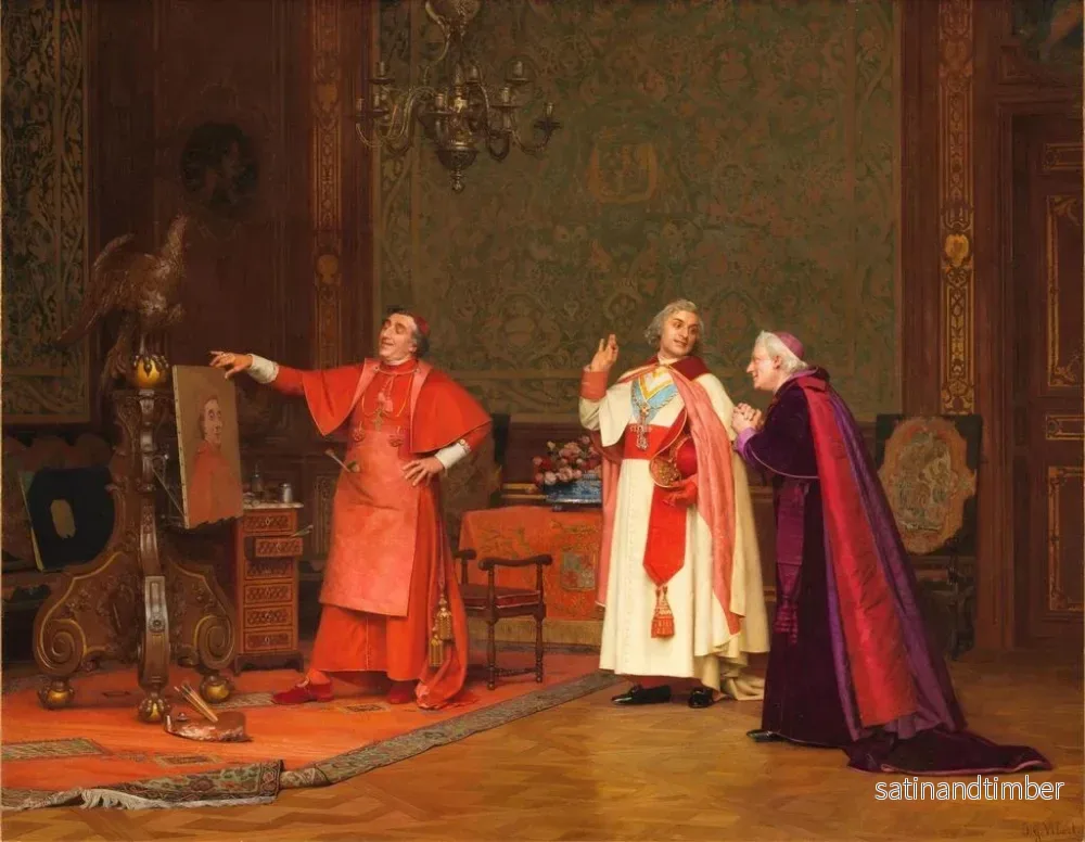 Reproduktion av målningen målad av honom själv - Jehan Georges Vibert - Bild 2