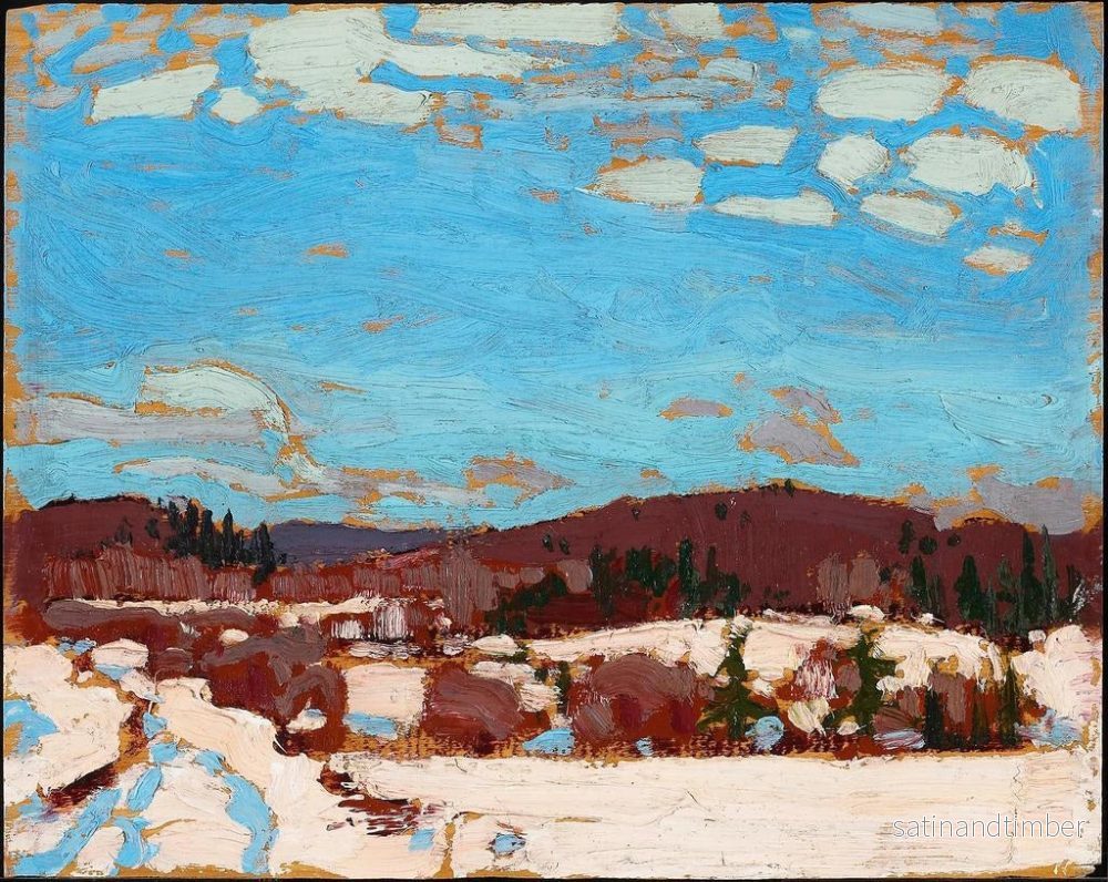 Reproduktion av målningen Vår tidiga - Tom Thomson - Bild 2