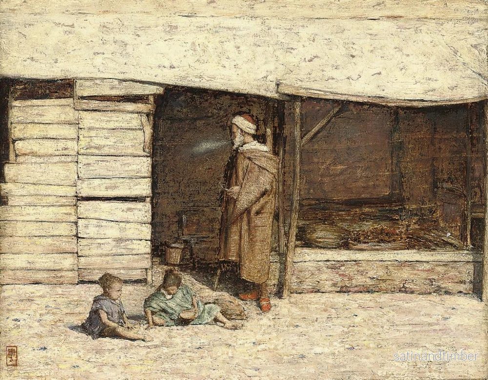 Reproduktion av målningen En marknad i Tanger - Mortimer Menpes - Bild 2