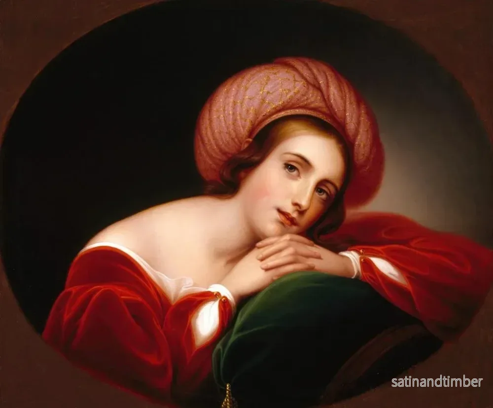Reproduktion av målningen porträtt idealiserad - Rembrandt Peale - Bild 2