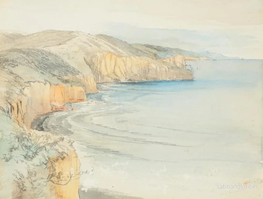 Reproduktion av målningen Côte nära Dunedin - Nicholas Chevalier - Bild 2