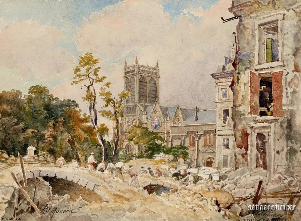 Reproduktion av målningen Couvent des oiseaux - Henri Laurent Mouren - Bild 2