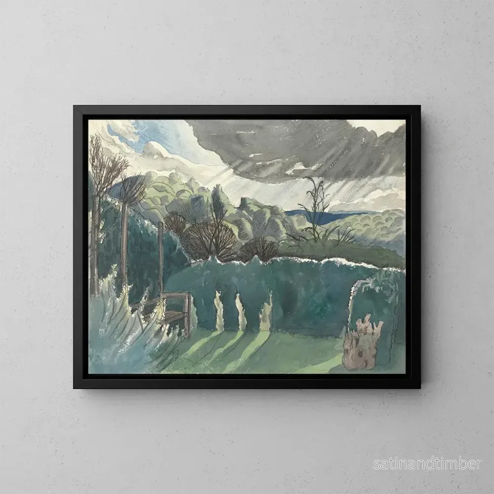 Reproduktion av målningen Landskap - Paul Nash