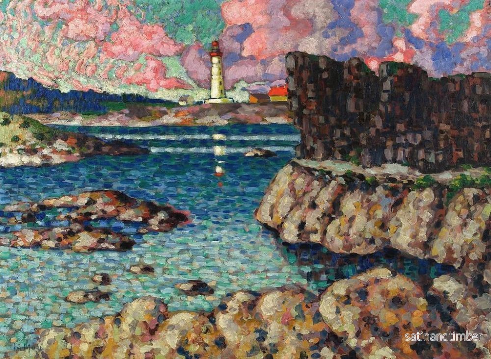 Reproduktion av målningen Landskapsbild av Vilsandi - Konrad Mägi - Bild 2