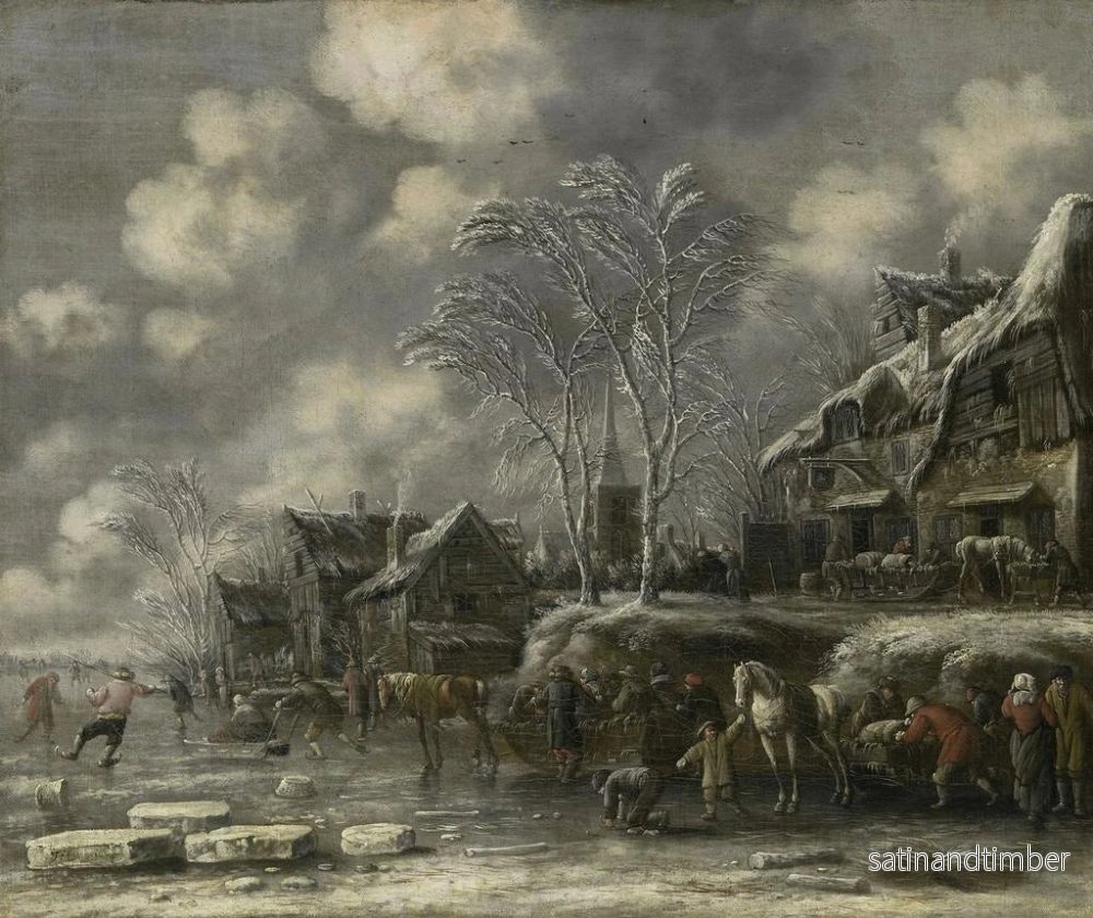 Reproduktion av målningen vinterscen - Thomas Heeremans - Bild 2