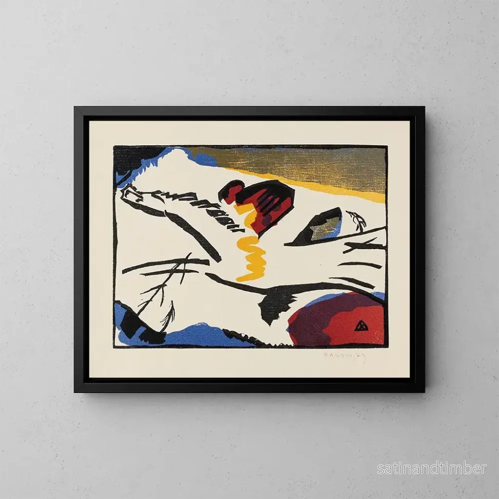 Reproduktion av målningen Lyrisme - Wassily Kandinsky