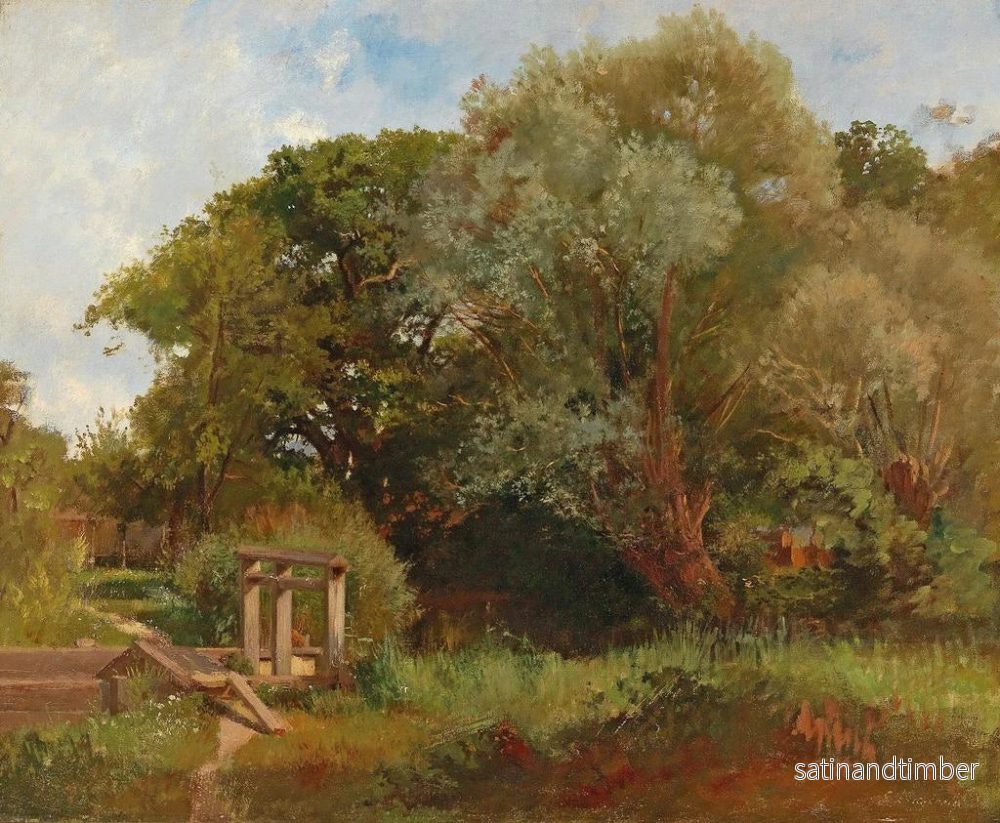 Reproduktion av målningen vid kvarnens strand - Ernestine von Kirchsberg - Bild 2