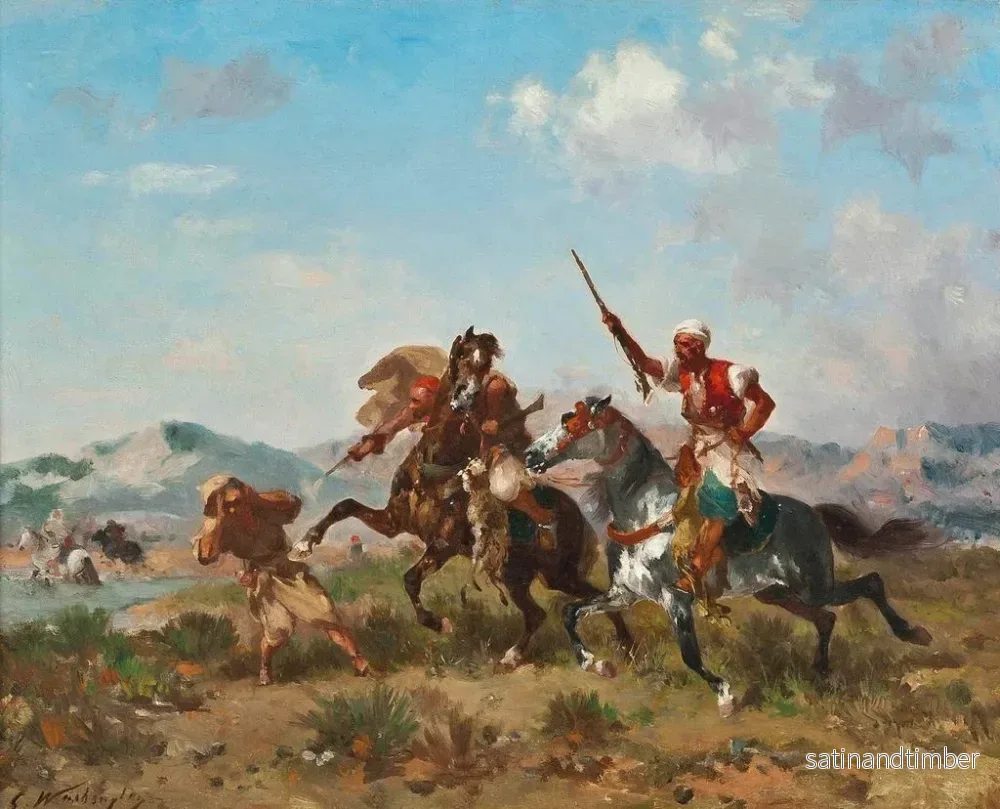Reproduktion av målningen Le groupe de pillage - Georges Washington - Bild 2