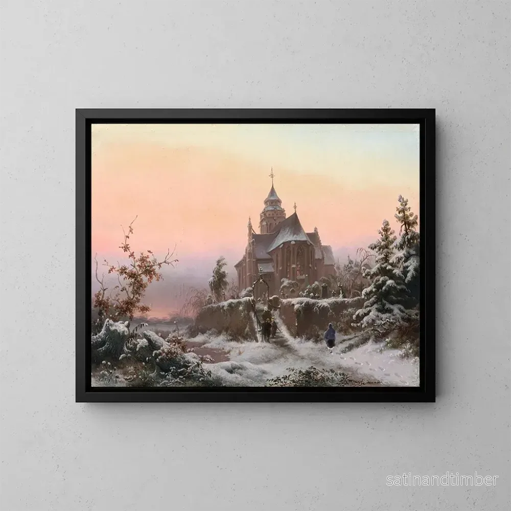 Reproduktion av målningen December - Fredrik Marinus Kruseman