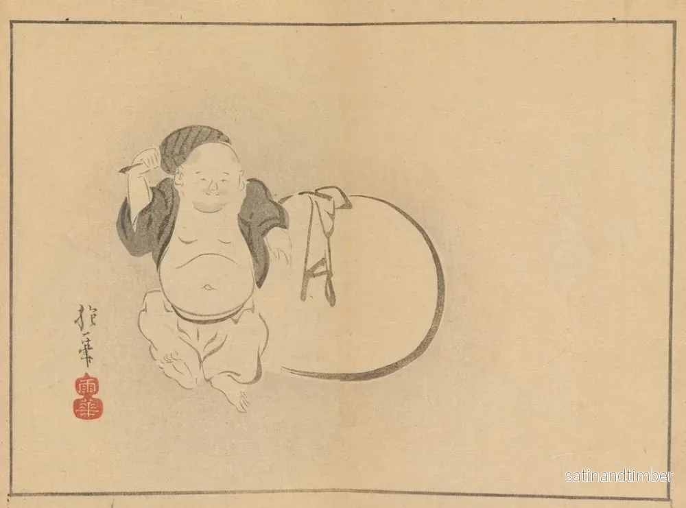 Reproduktion av målningen Sakai Hoitsu, målning 23 - Sakai Hōitsu - Bild 2