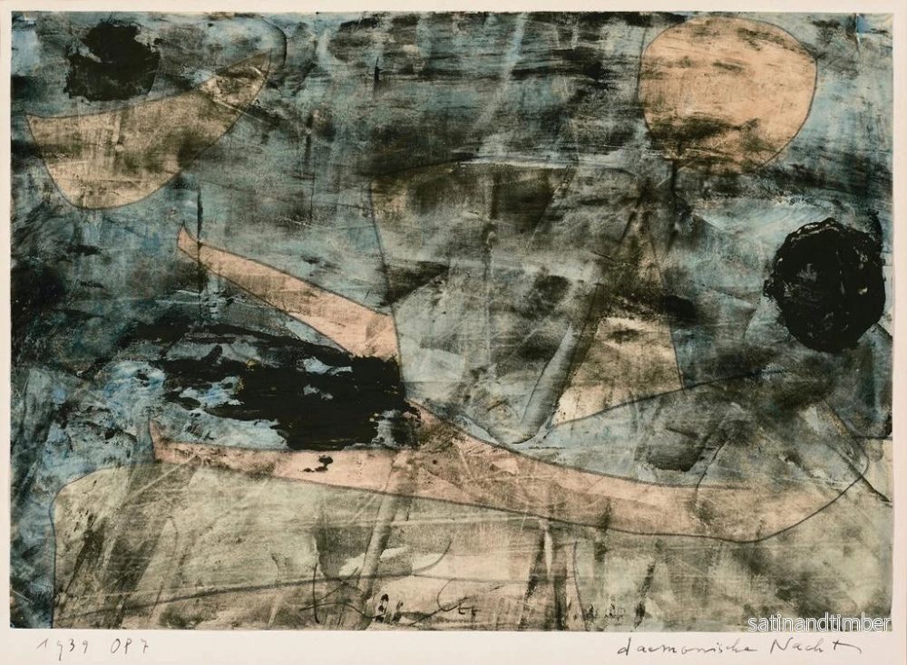 Reproduktion av målningen Natt demonisk - Paul Klee - Bild 2