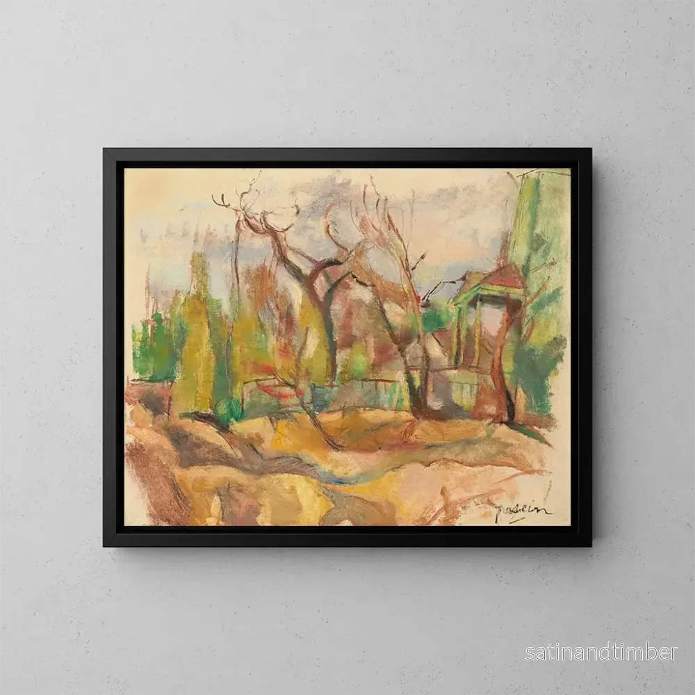 Reproduktion av målningen Landskap i Kuba - Jules Pascin