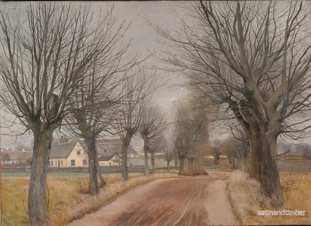 Reproduktion av målningen En väg nära Vindern, Zealand - Laurits Andersen Ring - Bild 2