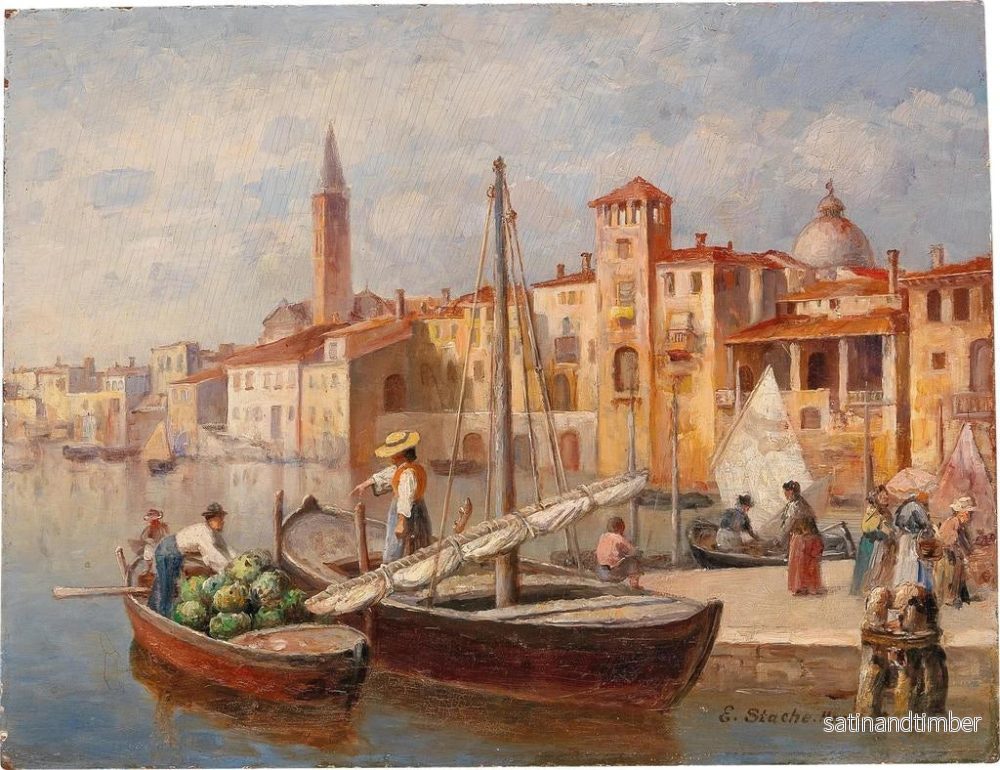 Reproduktion av målningen Port italien - Ernst Stache - Bild 2