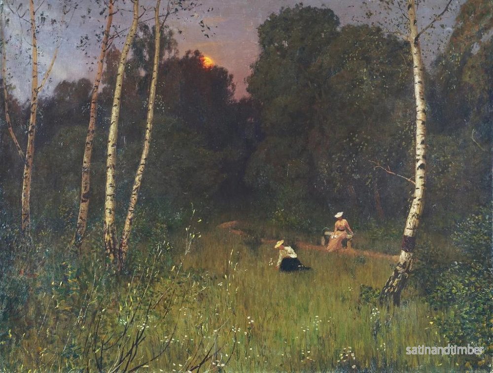 Reproduktion av målningen Skymning - Nikolai Nikanorovich Dubovskoy - Bild 2