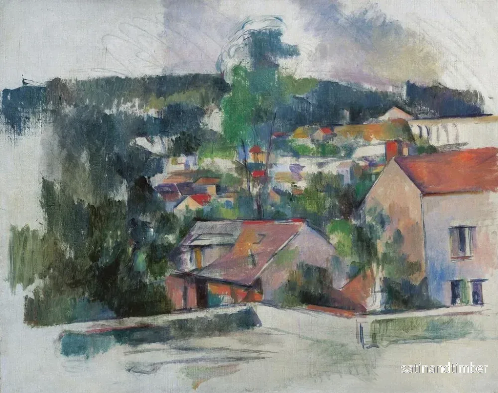 Reproduktion av målningen Landskap - Paul Cézanne - Bild 2